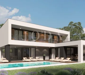 Kršan, moderna Villa na kraju mjesta