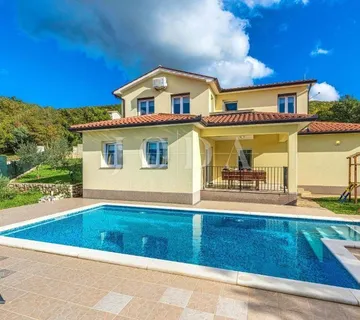 Labin, okolica, prekrasna Villa sa bazenom i velikom okućnicom