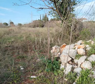 Labin, okolica, građevinski teren sa panoramskim pogledom - cover