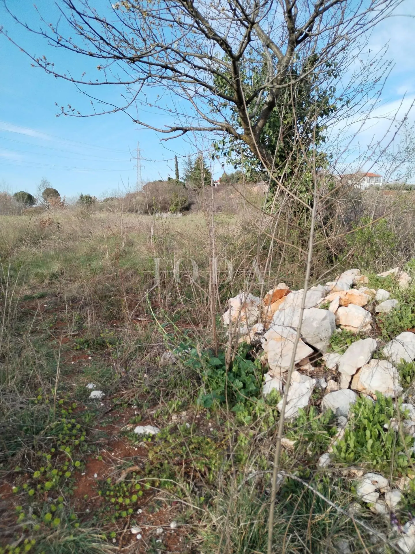 Labin, okolica, građevinski teren sa panoramskim pogledom - cover