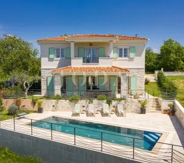 Višnjan, prekrasna istarska Villa s pogledom na prirodu - cover