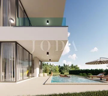 Luksuzna dvojna villa u novogradnji s bazenom, Omišalj - otok Krk - cover