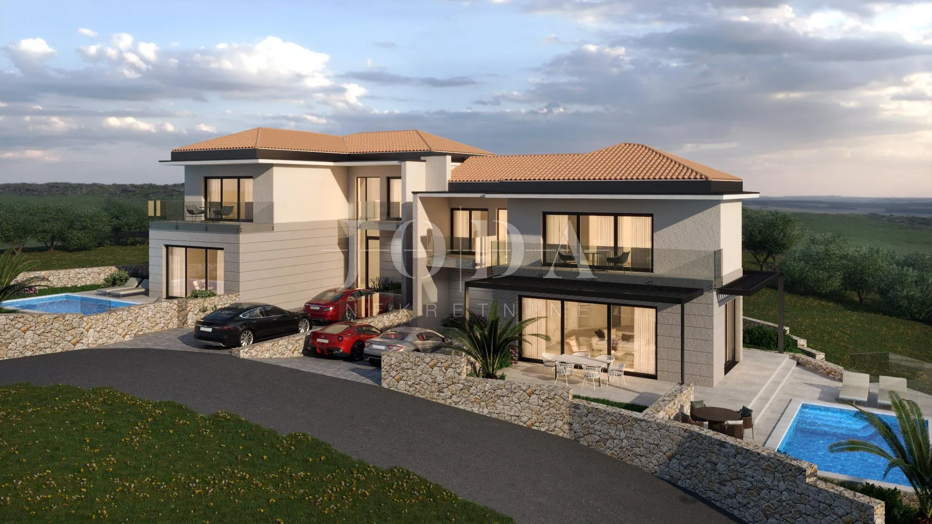 Predivna villa s panoramskim pogledom na more - Vrbnik - cover