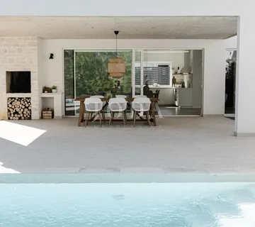 Labin, okolica, predivna moderna Villa sa pogledom na prirodu - cover