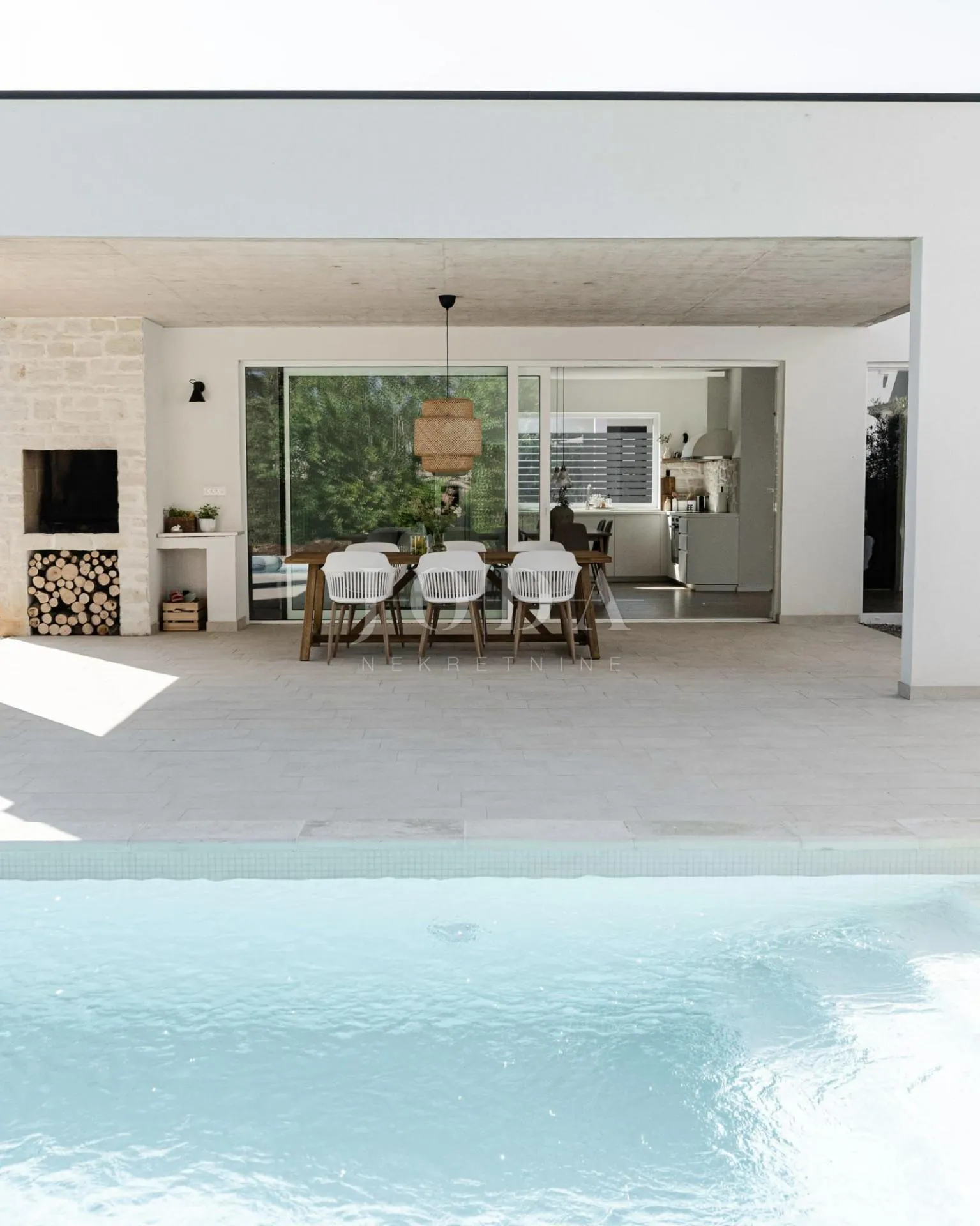 Labin, okolica, predivna moderna Villa sa pogledom na prirodu - cover