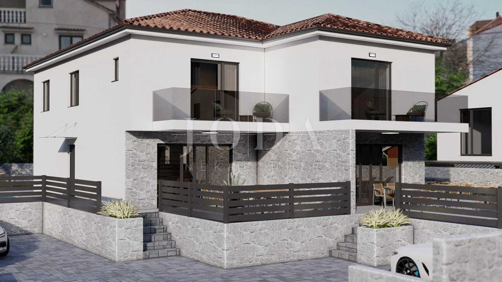 Novogradnja s bazenom i pogledom na more - cover