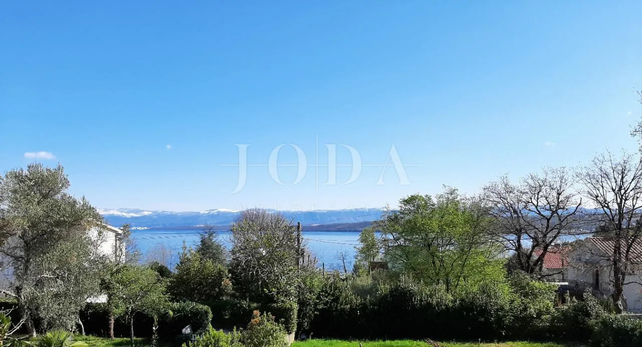 Dva građevinska zemljišta s pogledom na more, otok Krk - cover