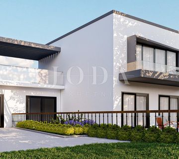 Villa s bazenom i pogledom na more na otoku Krku  - cover