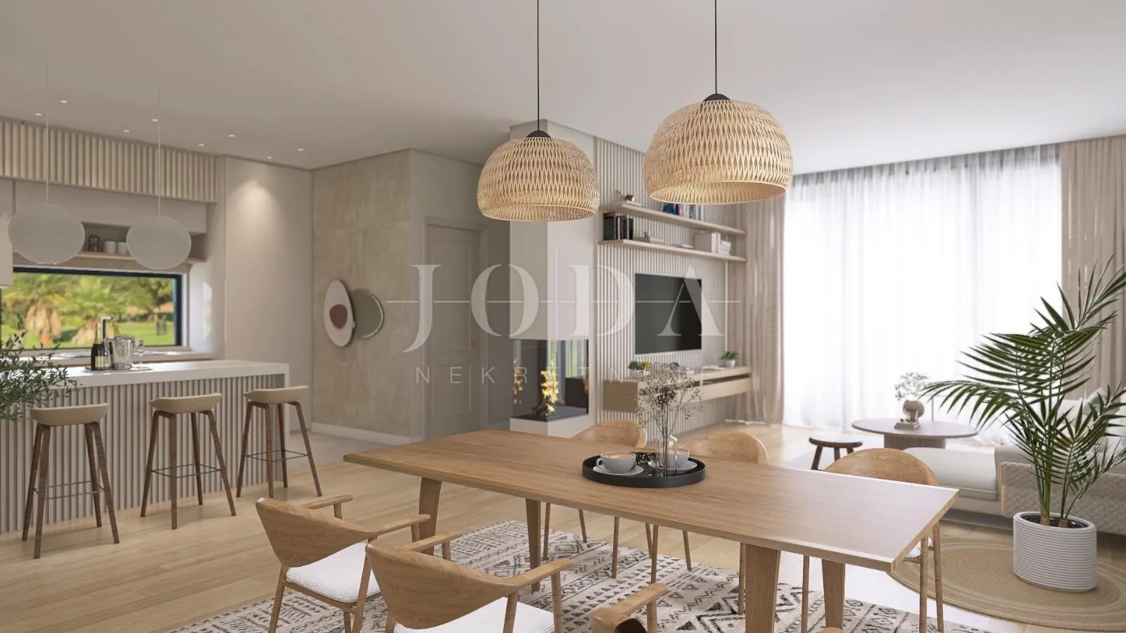 Rijeka okolica, Hreljin - novogradnja, 1S+DB, vlastita okućnica - cover