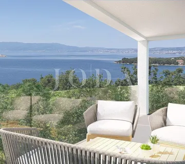 Apartman u Omišlju, pogled na Kvarnerski zaljev - cover