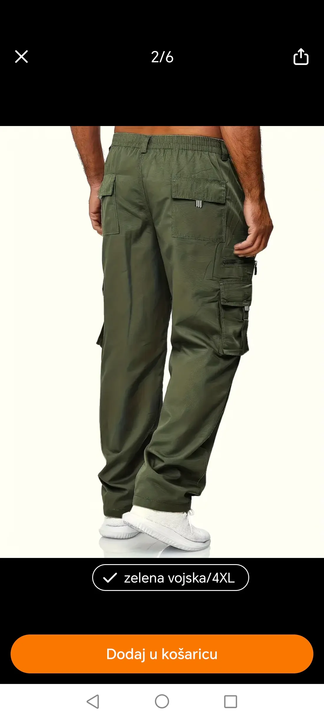 Muške hlače xxxxl 62 br - cover