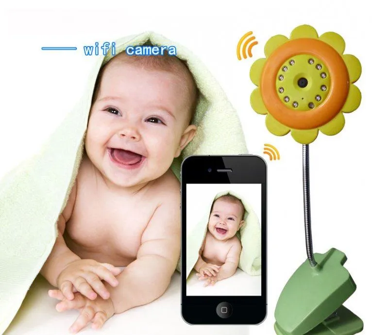Dječja baby P2P WIFI kamera + snimanje na memorijsku karticu + noćno - cover