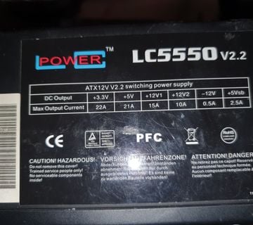 Napajanje LC 550 - cover