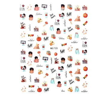 Nail Sticker – Cozy Fall 14 - Zagreb