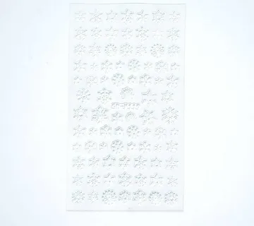 5D Nail Sticker - Snowfall - Zagreb