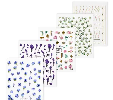 3D Nail Sticker Value Bundle - Flowers 5 - Zagreb