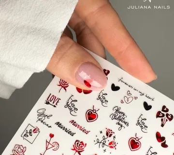 Nail Sticker – Heart Whisper 5 - Zagreb