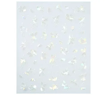 Nail Sticker - Lovely Flowers 1 - Zagreb