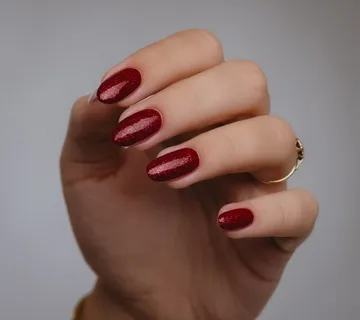BioBased Trajni Lak - Glitter Poppy 6ml - Zagreb