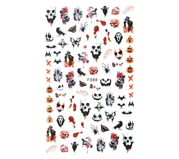 Nail Sticker - Creepy Halloween 1 - Zagreb