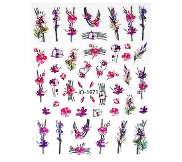 Nail Sticker – Summer Breeze 3 - Zagreb
