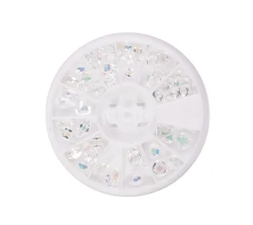 Kotač za nail art Clear Crystals - Zagreb