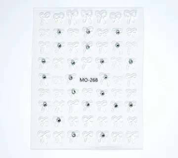 5D Nail Sticker - X-mas Bow - Zagreb