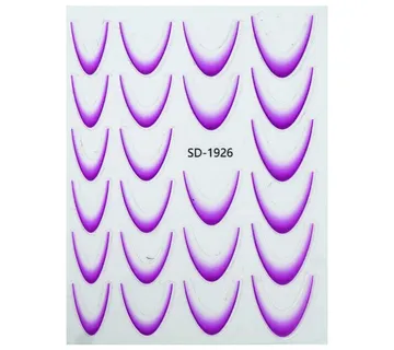 Nail Sticker - Fashionista 2 - Zagreb