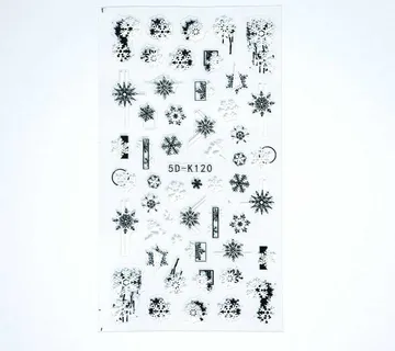 5D Nail Sticker - Snowy Wishes - Zagreb