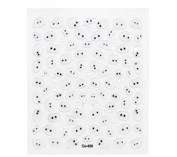 3D Nail Stickers Cute Comic Eyes - Zagreb