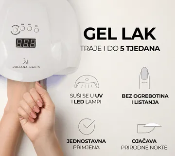 Gel Lak Ballet Blush 6ml - Zagreb