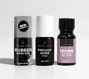 Rubber Base Set - BIAB za jačanje prirodnih noktiju (Primer, baza & završni sjaj) - Zagreb