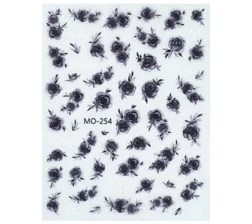 Nail Sticker - Lovely Flowers 3 - Zagreb