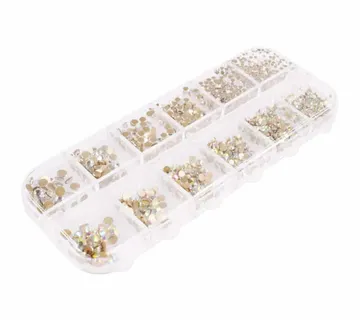 Set ukrasnih kamenčića XL – Silver & Aurora Boreale - Zagreb