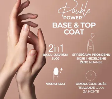 Double Power – Base & Top Coat 10ml - Zagreb
