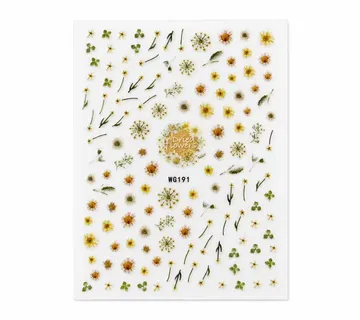 Nail Stickers – Mini Daisy - Zagreb