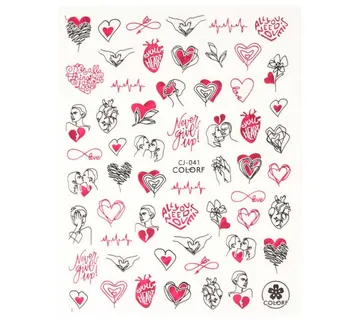 Nail Sticker – Heart Whisper 4 - Zagreb