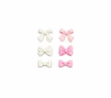 Overlay Bows Mix Pink White - Zagreb