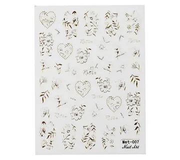 3D Nail Sticker - Flower Power 1 - Zagreb