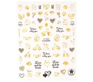 Nail Sticker – Heart Whisper 3 - Zagreb