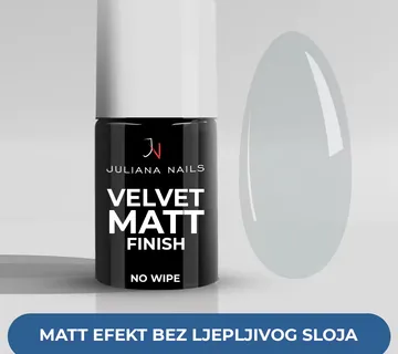 Gel Lak Velvet Matt Finish - No Wipe - Zagreb