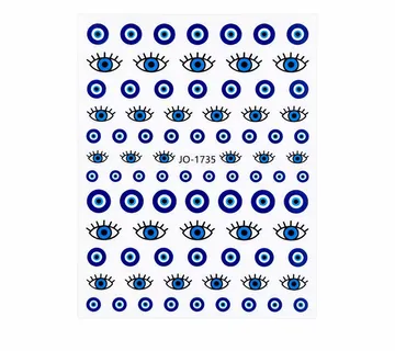 Nail Stickers – Blue Eyes - Zagreb