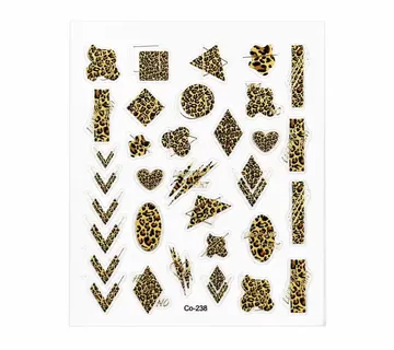 3D Nail Stickers Leo Mix - Zagreb