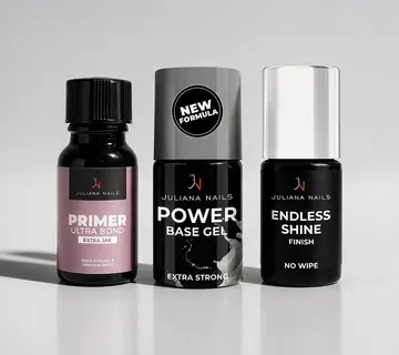 BIAB Base Set – Power Base za jačanje prirodnih noktiju (Primer, baza & završni sjaj) - Zagreb