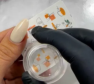 Nail Art Water Transfer Tattoo – Cozy Autumn 1 - Zagreb