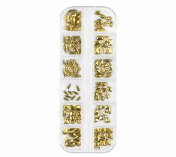 Overlay Rhinestone Mix Gold - Zagreb