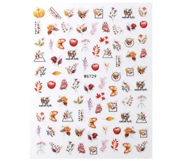 Nail Sticker – Cozy Fall 11 - Zagreb