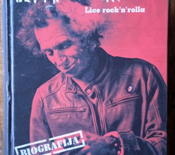 KEITH RICHARDS Lice rock'n'rolla BIOGRAFIJA Victor Bockris - cover