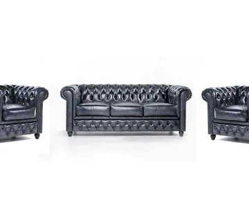 Chesterfield Set Garnitura Original Leather | 1 + 1 + 3 sjedišta - cover