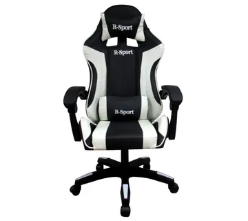 Gaming stolica R-Sport K3 crno - bijela - cover